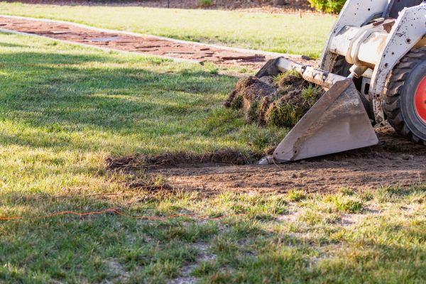 Yard Drainage Grading in Chagrin Falls