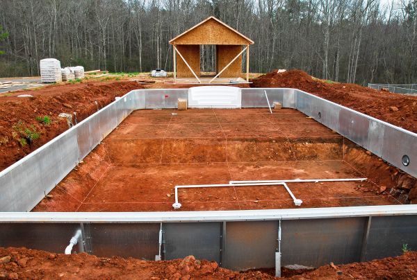 Pool Site Grading in Chagrin Falls