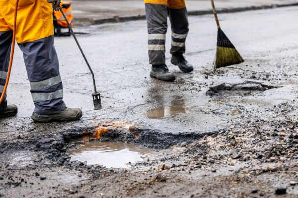 Gravel Pothole Repair in Chagrin Falls